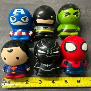 2.5” foam superhero’s